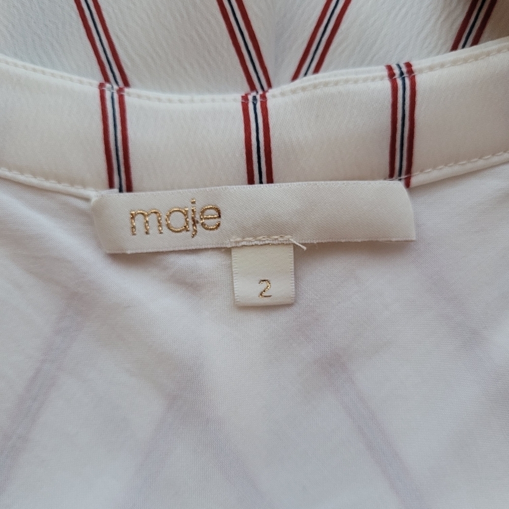 Maje Rabano Stripe Midi Jumper, VGUC, Size M - Picture 8 of 10
